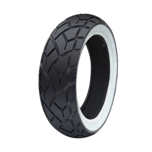 Royal Alloy Royal Alloy Front White Wall Tyre 110/70/12 - CTS by Maxxis
